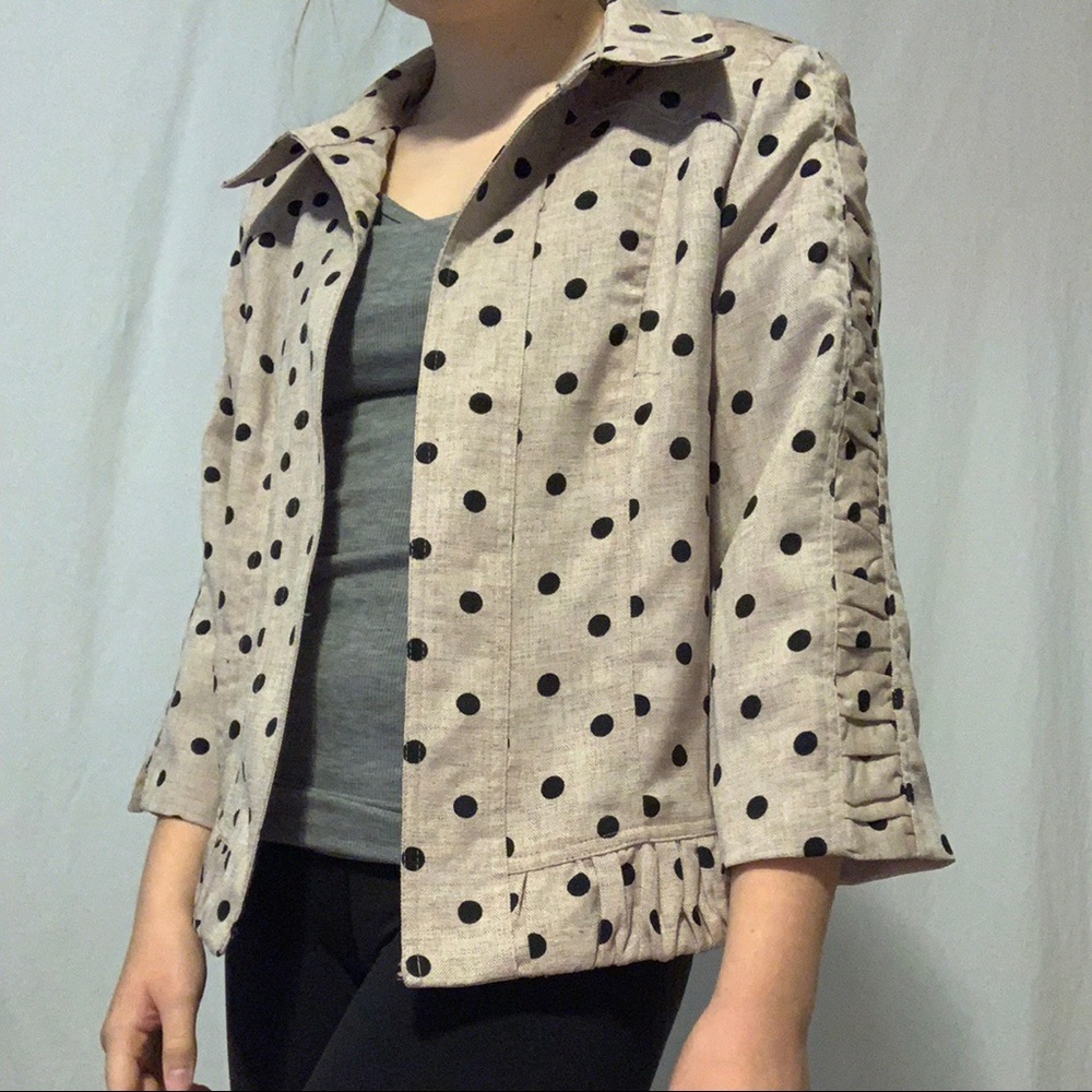 Polka Dot Blazer
